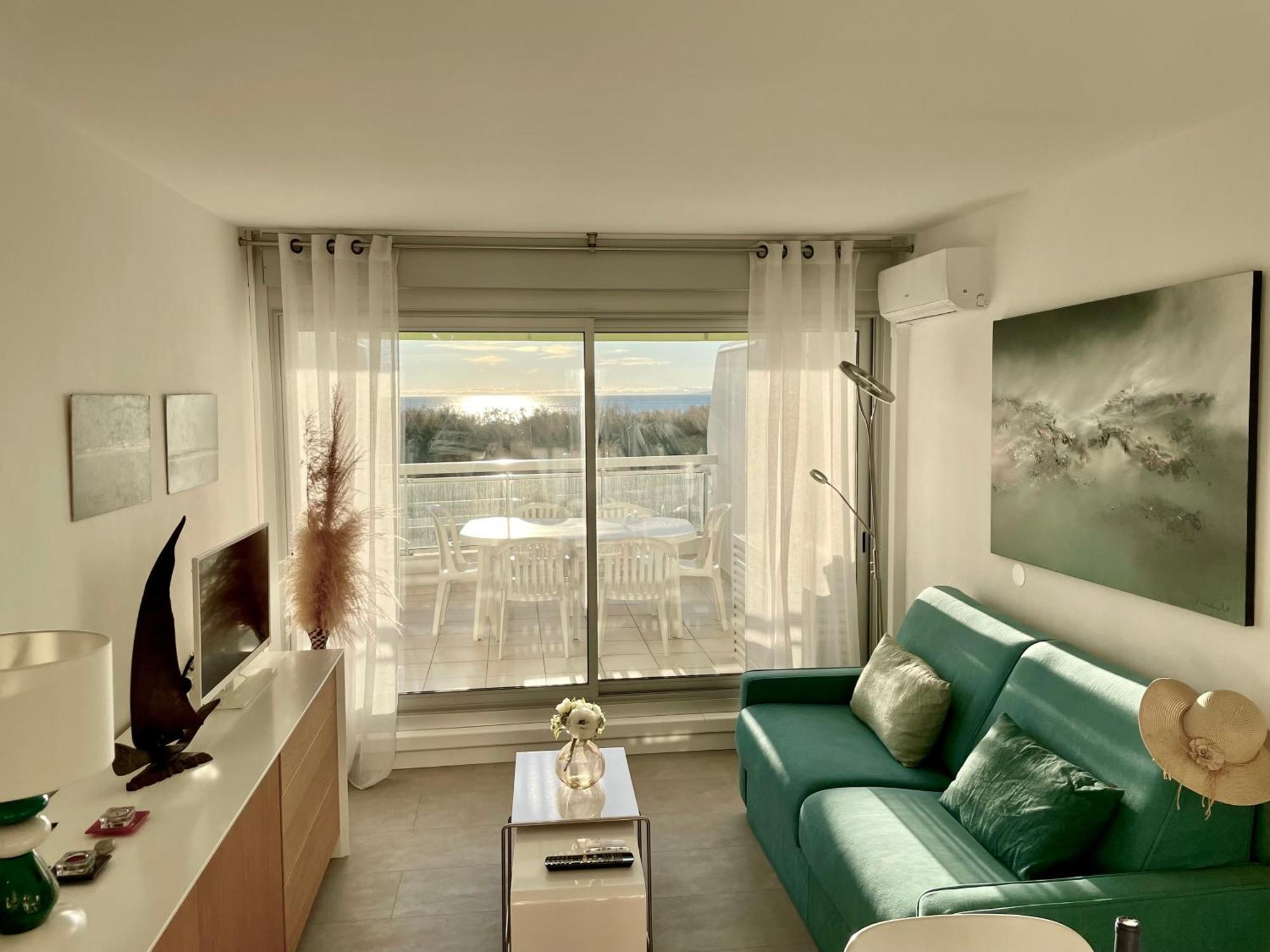 Pgh N25 - Vue Mer, Premiere Ligne & Parking Prive La Grande-Motte Exterior foto
